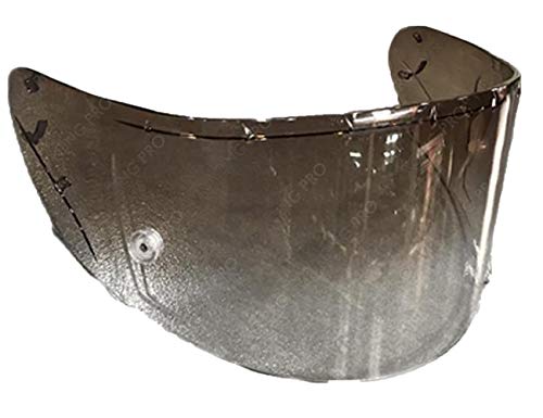 VRacing Visera Shoei Nxr Pantalla Casco Ryd X-Spirit III 3 Aftermarket CWR-1 Pinlock e Tear Off Ready Light e Dark Smoke, Transparent, Oro, Arco iris (Gradiente)