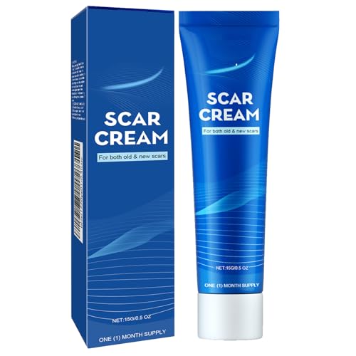 KOAHDE Gel Crema Cicatriz,Gel Reparador para Cicatrices,Gel De Eliminación De Cicatrices,Crema Anticicatrizante Facial,Gel De Cicatriz De Silicona,Gel De Silicona Avanzado,0.5 fl.oz
