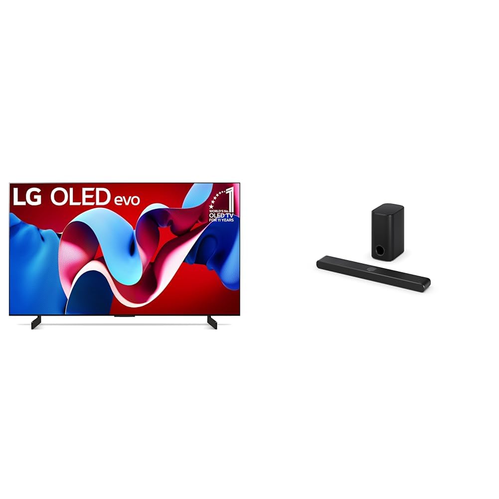 LG 42-Inch C4 OLED evo 4K Smart TV - α9 AI Processor 4K, Alexa Built-in, 144Hz Refresh Rate, HDMI 2.1, G-Sync, FreeSync, VRR, WebOS 24, Dolby Vision, Dolby Atmos (OLED42C4PUA, 2024) — view 30