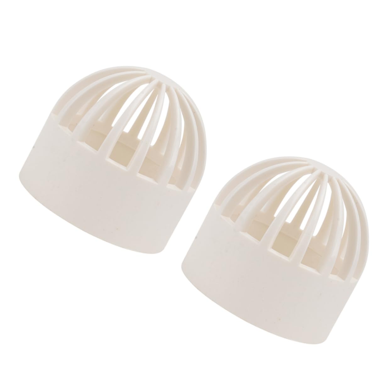 Mikikit 2pcs Breathable Cap Water Tank Permeable Cover Seafood Pond Permeable Net Fish Pond Permeable Cover Plastic Filter Permeable Cover Seafood Pond Filter Cover White