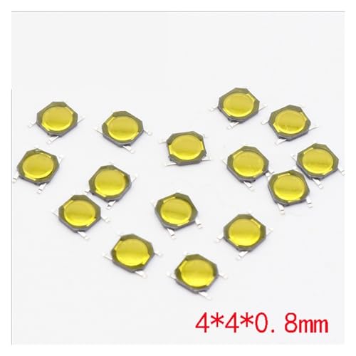 Interrupteur tact 4x4x0.8mm micro bouton poussoir 4 broches SMD CMS, 100pcs - 2