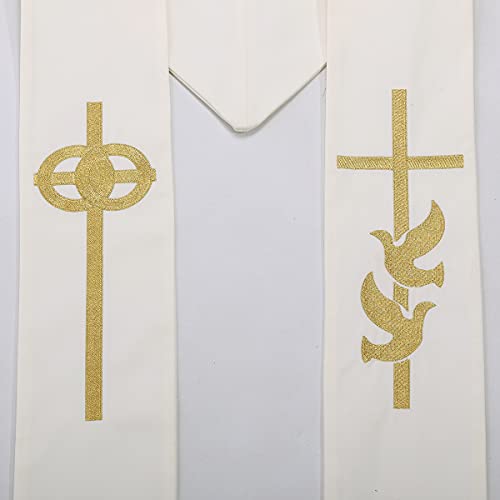 Blessume Pastor Wedding Embroidery Stole #TOP4