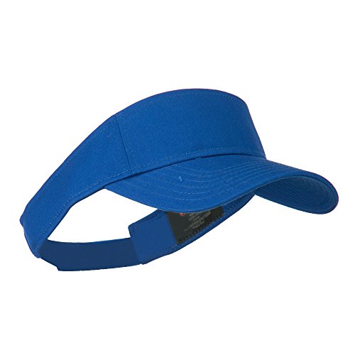 Otto Caps Youth Cotton Sun Visor - Royal Osfm Blue #TOP3