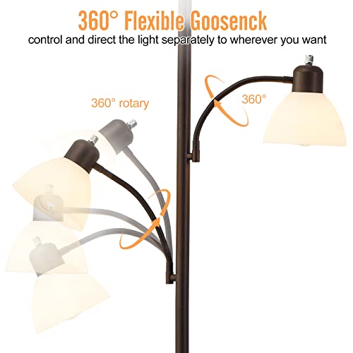 Image of Luvkczc Floor Lamps for Living Room, 72 inch Tall Standing Lamp, Torchiere Lamp