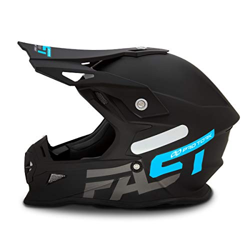 Capacete Pro Tork Cross Fast 788 Solid Preto/Azul Tam. 60