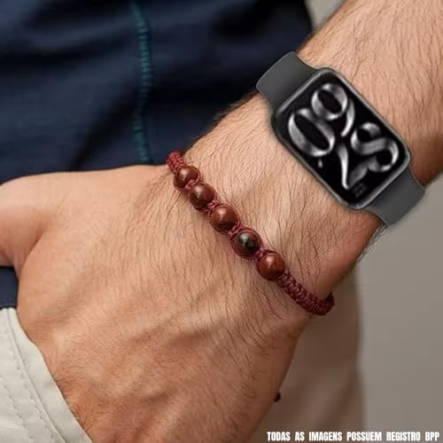 Pulseira Silicone Borracha Para Xiaomi Smart Mi Band 8 Pro DM ACESSÓRIOS (BRANCO)