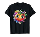 Cute Kawaii Tomato Splash Rainbow Art