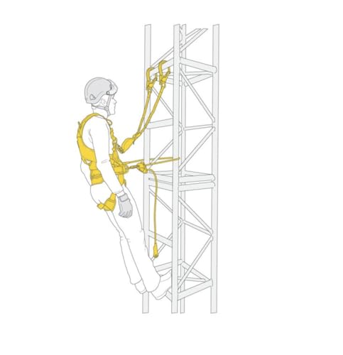 Petzl, Fall Arrest and Work Positioning Kit, para El Kit De Escalada, Multicolor, 1, Unisex-Adulto