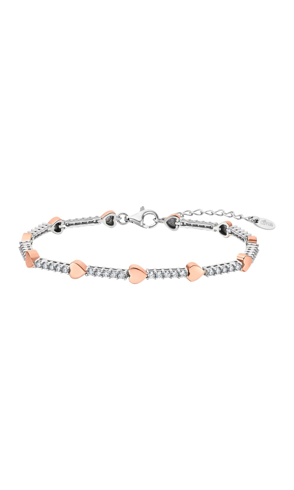 LOTUSBrazalete Silver Pulsera Sra.BICO.Corazones LP3537-2/1 Marca