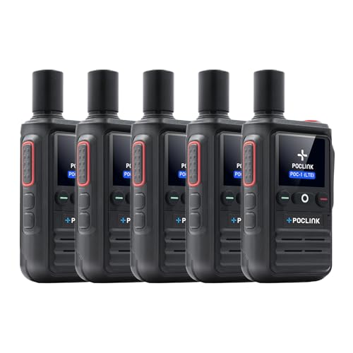 Image of Lifetime Free Global Walkie Talkies Long Range, POC-1 Lite, 4G LTE Unlimited Range POC Two-Way Radios with Bluetooth & APP, 3000mAh Rechargeable Walkie Talkies, Support User Self-Group Creation