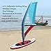 ZMZDDM Inflatable Surfing Wing, Professional Inflatable Wind Wing, Handheld Windsurfing Wing Foil Sail, Outdoor Water Sports Equipment