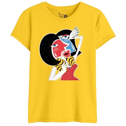 Image of Bon Organik Women's Cartoon Regular Fit T-Shirt
