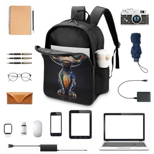 Mochila escolar impermeable de alien que evita la espalda cargada en niños de primaria 4