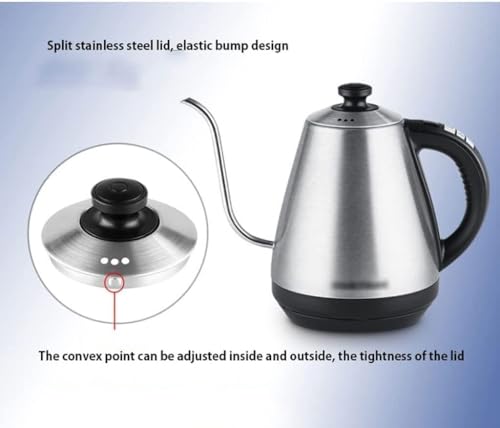 Hervidor eléctrico 1L acero inoxidable miniatura 4