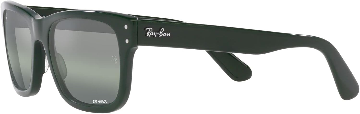 Ray-Ban mens Rb2283f Mr. Burbank Low Bridge Fit Rectangular Sunglasses - Image 3