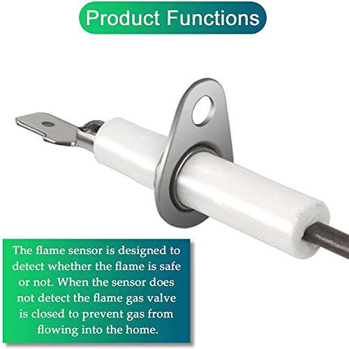 SEN01114 SEN01114 Furnace Flame Sensor Replacement Part for Trane American Standard Furnace - Replaces SEN0491 SEN00491(Stainless) 2PACK LUXRILIX