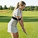 Slider Golf Training Aid,Golf Swing Arm Connection Band, Elastic Training Aid for Swing Correction and Muscle Memory, Adjustable Golfing Equipment for Beginners and Pros