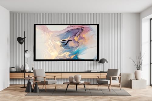 Elite Screens Sable Frame B2, 150-inch Diag. 16:9, Active 3D / 4K Ultra HD Fixed Frame Home Theater Projection Projector Screen Kit, SB150WH2