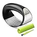 GuDoQi Garlic Press Rocker Stainless Steel Ginger Crusher Squeezer with Ergonomic handle Easy to Clean