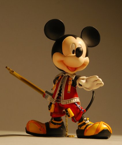 Kingdom Hearts 2 Play Arts King Mickey Valor Form Action Figure | eBay