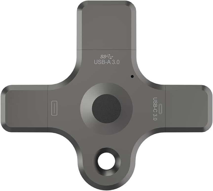 USB3.0 4-in-1 Fingerprint encrypted USB Flash Drive for iPhone USB Memory Stick Thumb Drives High Speed USB Stick,Photo Stick External Storage for iPhone/iPad/Android/PC