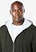 Boulder Creek by KingSize Men's Big & Tall Full-Zip Thermal Hoodie - 6XL, Navy