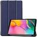 ProCase Galaxy Tab A 8.0 2019 Case T290 T295, Slim Light Cover Trifold Stand Hard Shell Folio Case for 8.0 inch Galaxy Tab A 2019 Without S Pen Model SM-T290 (Wi-Fi) SM-T295 (LTE) -Navy