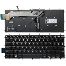 Laptop Replacement US Layout with Backlit Keyboard for Dell Inspiron 5368 5378 5370 5379 5568 5578 5579 7368 7370 7373 7375 7378 7460 7466 7467 7560 7569 7570 7572 7573 7579 P/NH4XRJ 0H4XRJ