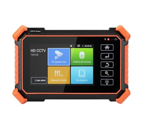Il tester for telecamere di rete supporta il test massimo a telecamera IP PoE 8K H.265 /4K H.264.