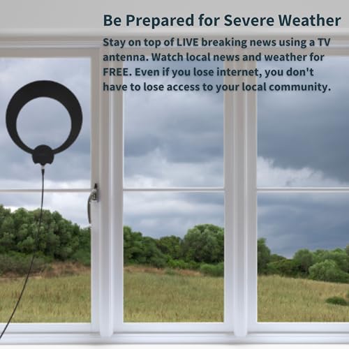 image for Antennas Direct ClearStream Eclipse UHF Indoor TV Antenna, Reversible,