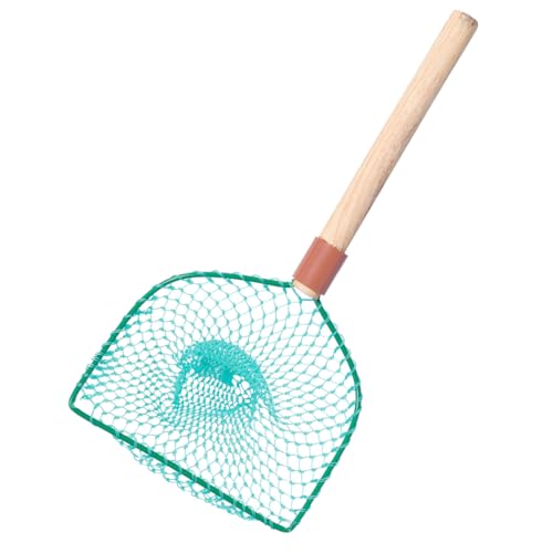 YARNOW Durable Fishing Net with Wood Handle Capacity Fishing Supplies for All Fish Types Sturdy Construction for Long Term Use for Fishing Enthusiasts and Outdoor