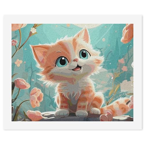 Kit peinture par numéros chats mignons STVNKML, le cadeau idéal pour adultes créatifs
