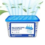 Air Magic Box, Automatischer Staubentferner & Geruchsneutralisator Box (350ml), Luftreiniger Ohne Strom Auf Pflanzenbasis, Für Frische Luft Im Schlafzimmer, Wohnzimmer,Auto, Küche Und Haustierbereiche