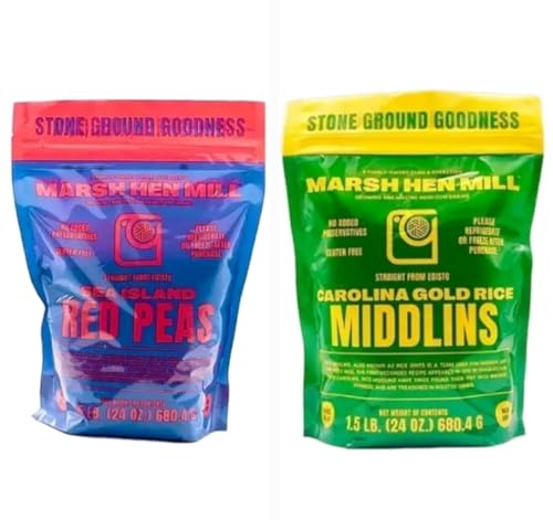 Marsh Hen Mill Stone Ground Red Peas and Carolina Gold Rice Middl...