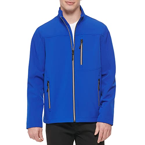 Image of GUESS Men's Softshell Long Sleeve 1 Chest Pocket Jacket
