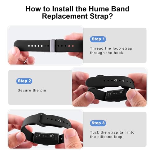 Silicone Replacement Strap compatible with Hume Band (Grey+ArmyGreen) by Tubkam - Used condition - Image 4