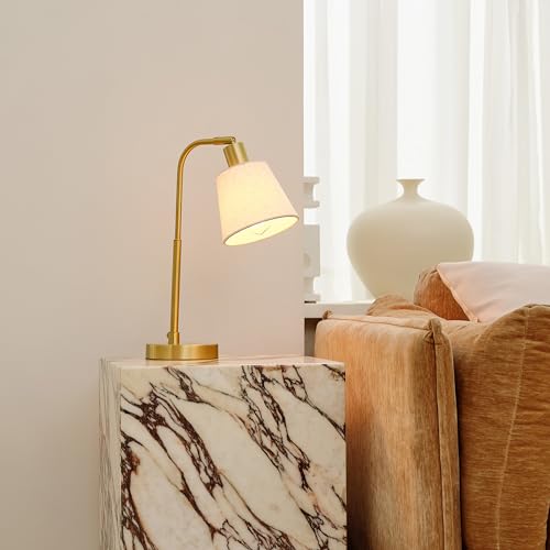 Globe Electric 61000057 16 Inch Desk Lamp, Matte Brass Finish thumb #2