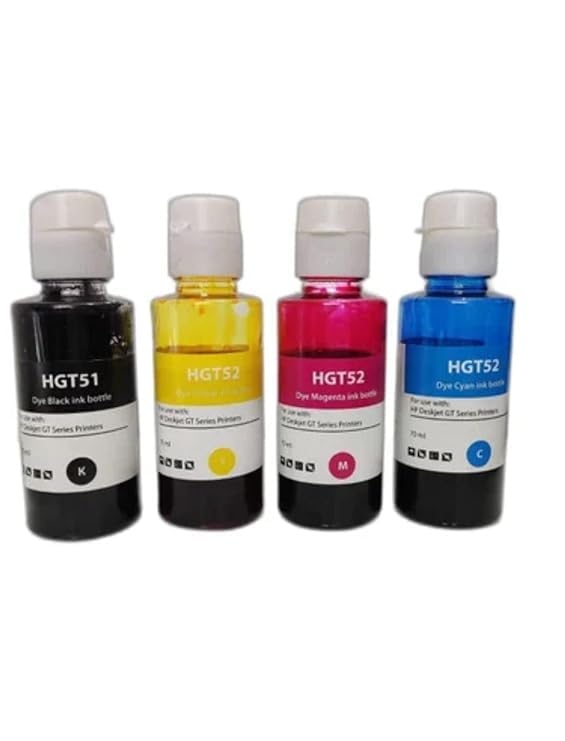 Spinxx GT51 GT52 Refill Ink Compatible for HP GT51 52 Ink Bottle Used