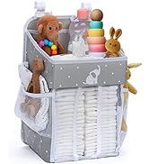 Cradle Star Hanging Diaper Caddy - Baby Shower Gifts Diaper Organizer for Changing Table - Hold 5...