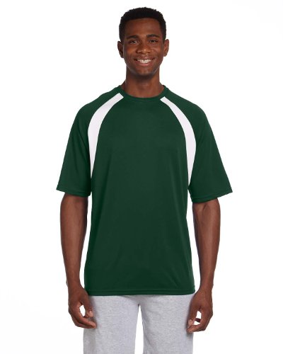 T-shirt sport colorblock respirant pour homme ideal pour rester au sec