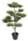  Artificielles.com - Bonsai Pinus artificiale in nuvole H 95 cm tronco PE superbo