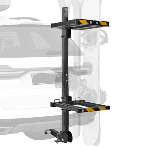 VEVOR Folding Hitch Ski Rack