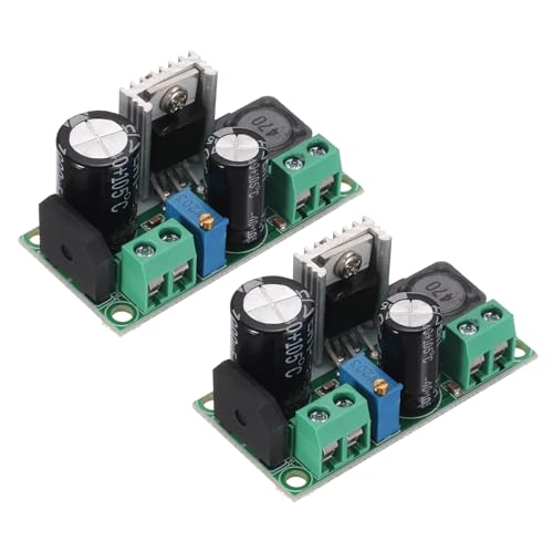 Image of sourcing map AC/DC-DC Buck Converter Voltage Regulator Adjustable Buck Module LM2596HV 5-24VAC/5-40VDC to 3.3-33V 2.2A for Power Adjustment Power Transformer 2Pcs