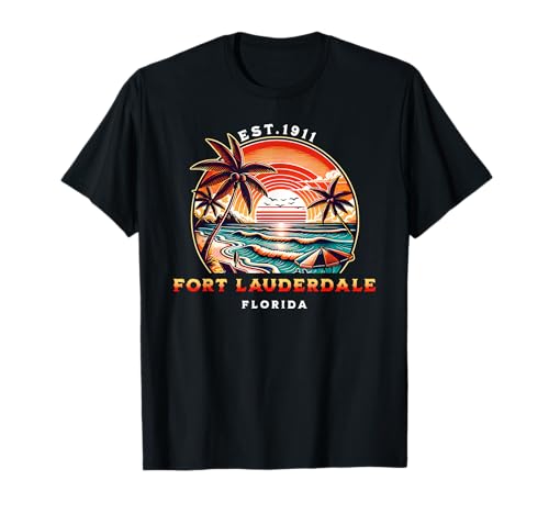 Fort Lauderdale Florida Beach Vintage T-Shirt