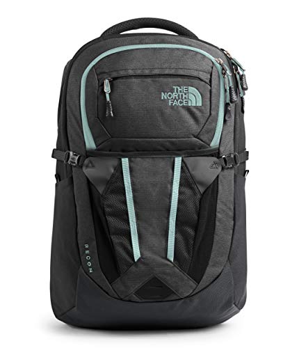 The North Face Women's Recon Backpack, Asphalt Grey Light Heather/Windmill Blue, One Size