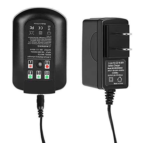 KUNLUN WA3742 Charger for Worx 20V Battery WA3520 WA3525 WA3575 WA3578, Replacement for WA3732 Worx Battery Charger