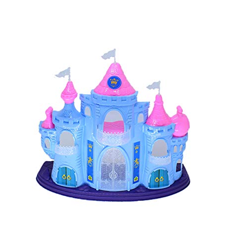 Castelo da Princesa do Gelo Azul e Rosa com Boneca e Acessórios para Crianças – Samba Toys