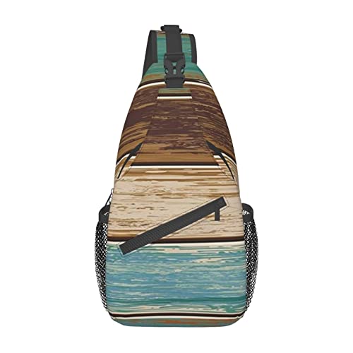 Sac à dos à bandoulière en bois rustique pour protéger vos affaires