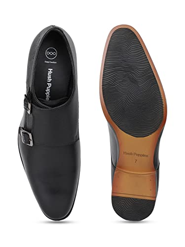 Image of Hush Puppies Mens Padova Monk Uniform Dress Shoe