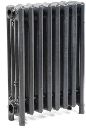 Cast Iron Radiator, 19" Height, 4-7/16” Depth, 14" Length, 4-Tube, Steam Radiator, Hot Water Radiator, Home Radiator, Cast Iron Radiators for Home Heating, Cast Iron Heater, by Oswald Supply
